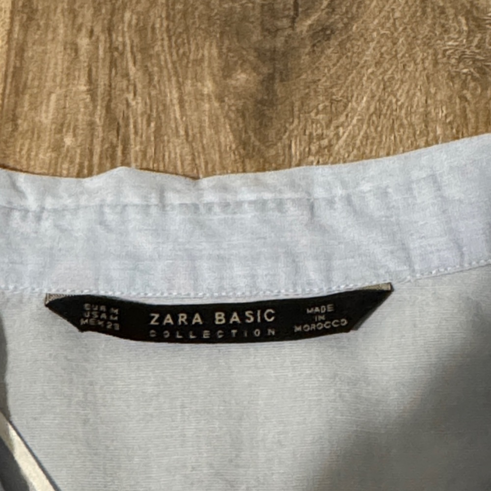 Zara Basic Collection Women's Light Blue Button D… - image 7